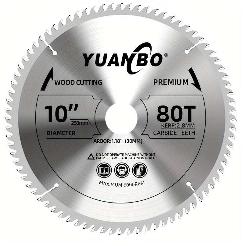 250mm*30mm (80T) Circular Saw Blade for Softwood and Hardwood, Blockboard and Particleboard