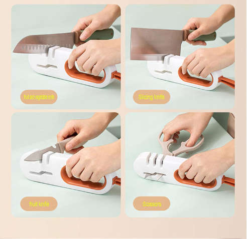Kitchen Knife Sharpener For Sharpening Kitchen Knives and Scissors