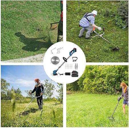 Electric Cordless Lawn Mower Single Battery