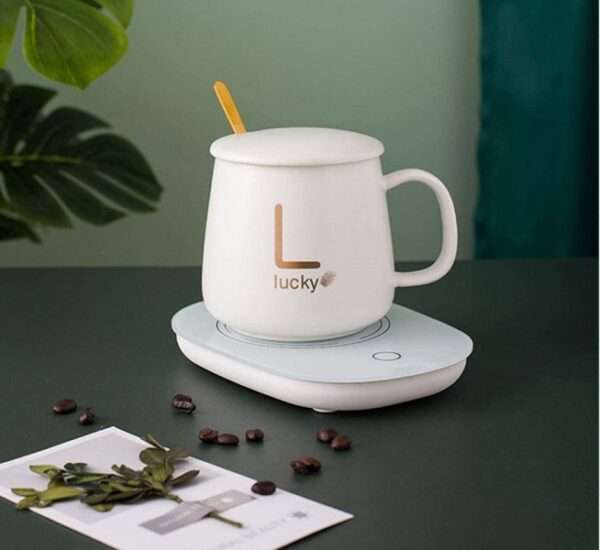 Temperature Control Mug With Smart Heating Coaster