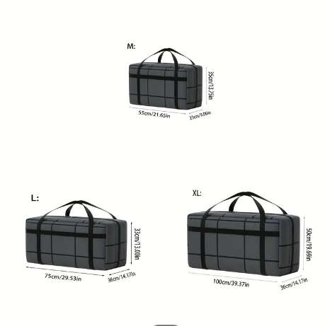 1 pcs Capacity Foldable Storage Bag - Durable Scratch-Proof And Moisture-Proof Clothing And