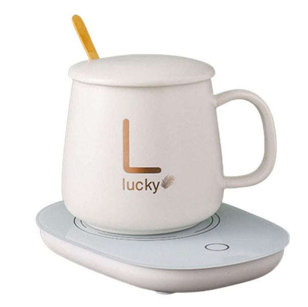Temperature Control Mug With Smart Heating Coaster