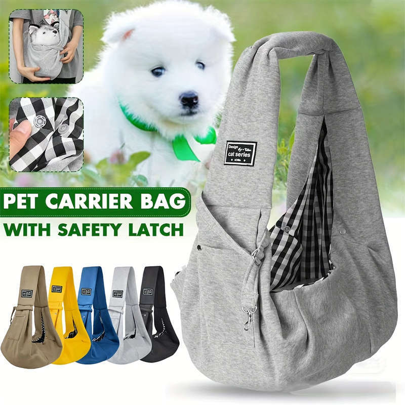 Premium Pet Sling Carrier Great for Outdoor Adventures, Hiking and Traveling