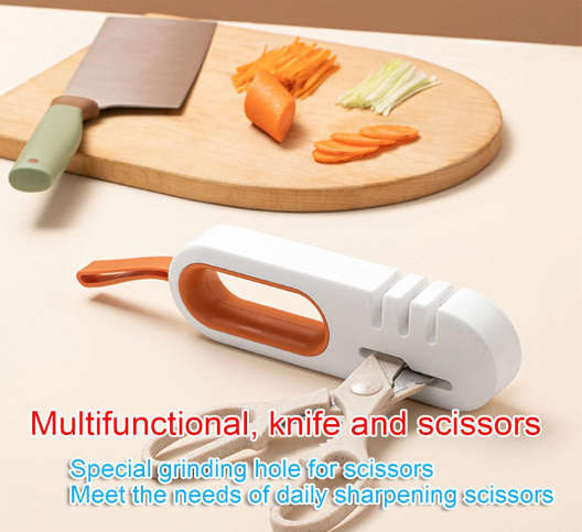 Kitchen Knife Sharpener For Sharpening Kitchen Knives and Scissors
