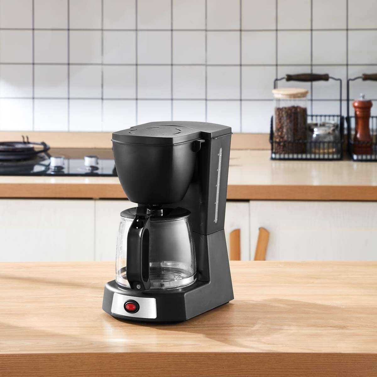 10 Cup Drip Coffee Maker With Reusable And Removable Coffee Filter