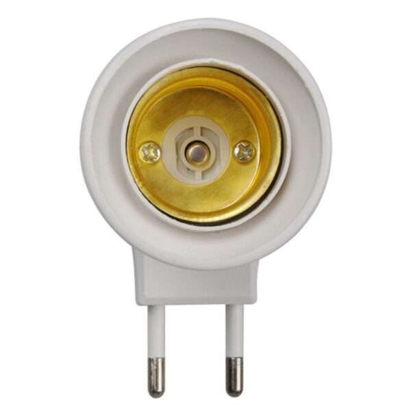 1pc Type E-27 EU plug adapter with power on-off control switch