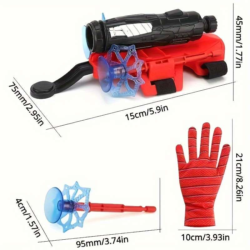 1pcs Kids Toy Spider Web Launcher Spider Web Shooting Gloves Set Creative Toys