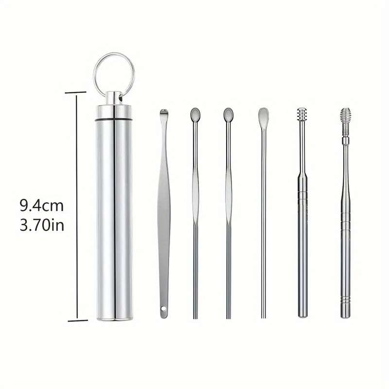 6-Piece Stainless Steel Ear Wax Removal Kit  Gentle And Effective Cleaning Tools