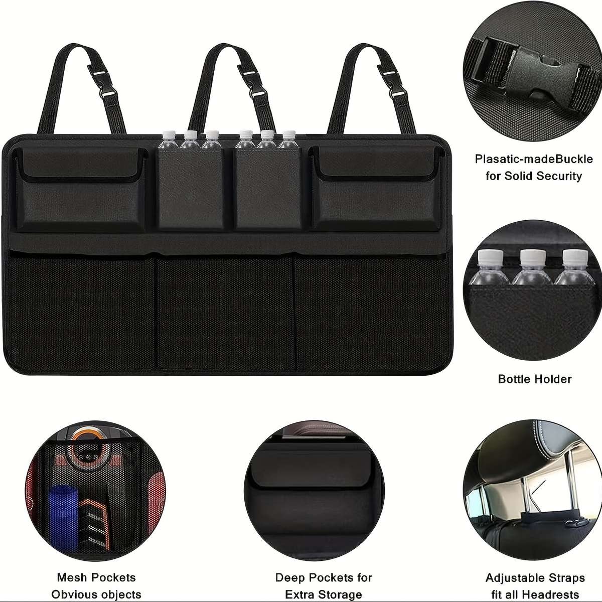 Spacious Oxford Cloth Car Trunk Storage Bag