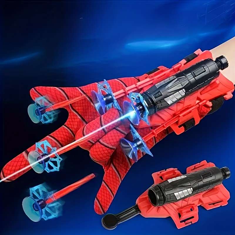 1pcs Kids Toy Spider Web Launcher Spider Web Shooting Gloves Set Creative Toys