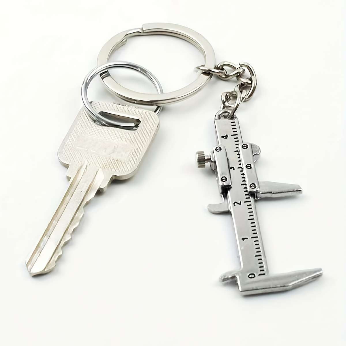 1 Piece Mini Pocket Vernier Caliper Accurate 0-40mm Measuring Tool With Keychain