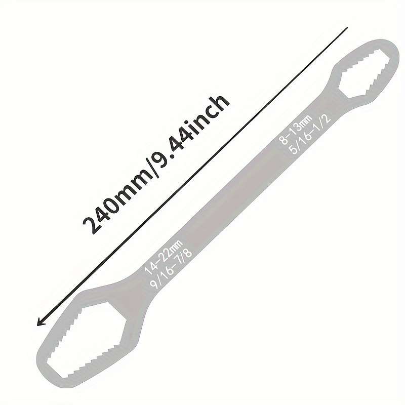 1pcuniversal Double End Torx Wrench - Precision Adjustable Tool With Wide Range 3-17mm - Enhances Yo