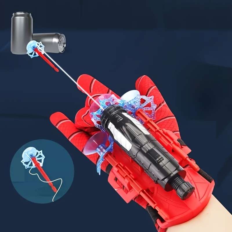1pcs Kids Toy Spider Web Launcher Spider Web Shooting Gloves Set Creative Toys