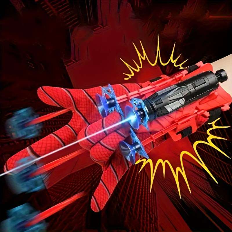 1pcs Kids Toy Spider Web Launcher Spider Web Shooting Gloves Set Creative Toys