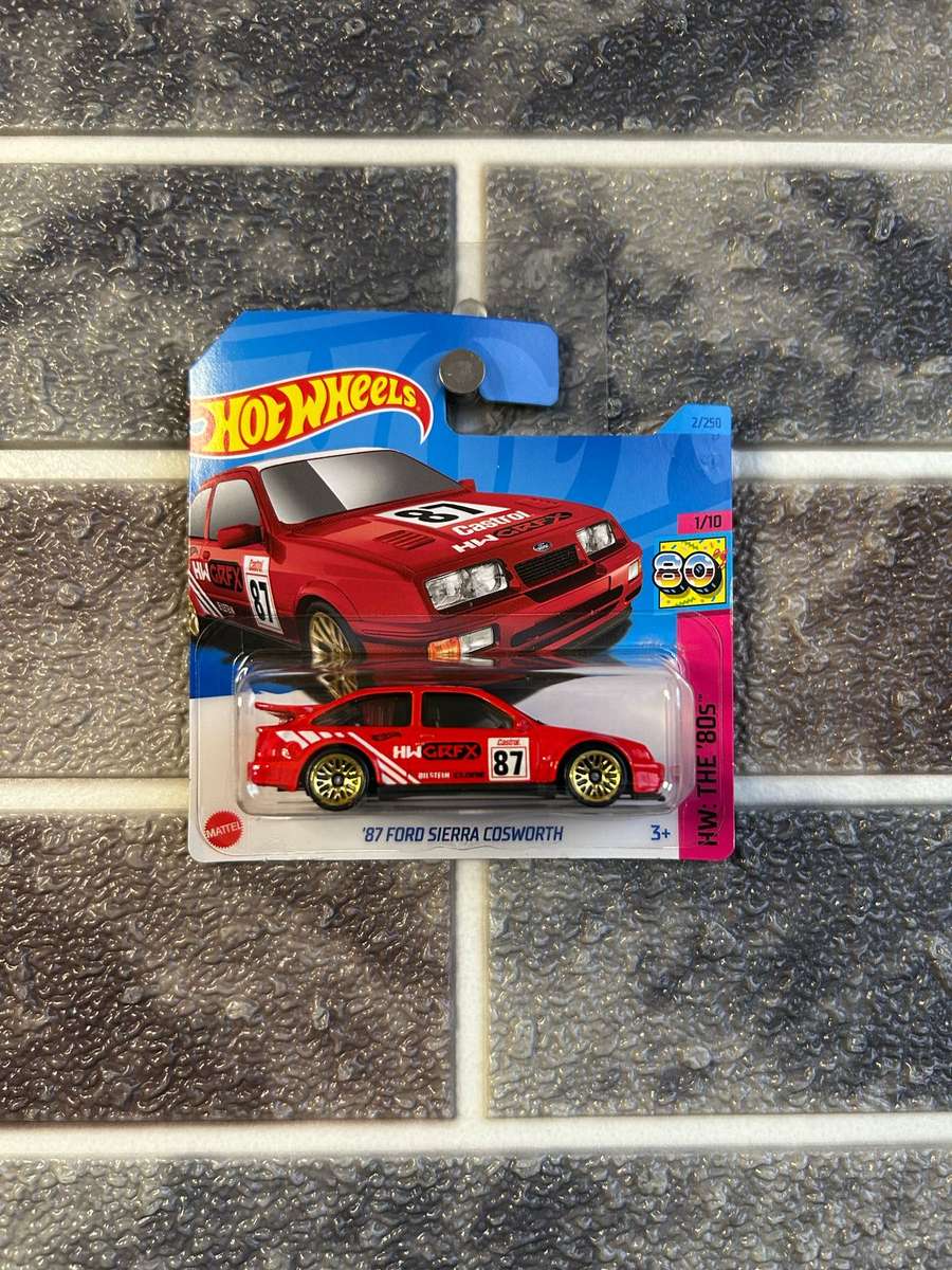 Hot Wheels 87 Ford Sierra Cosworth 1/10 The 80s