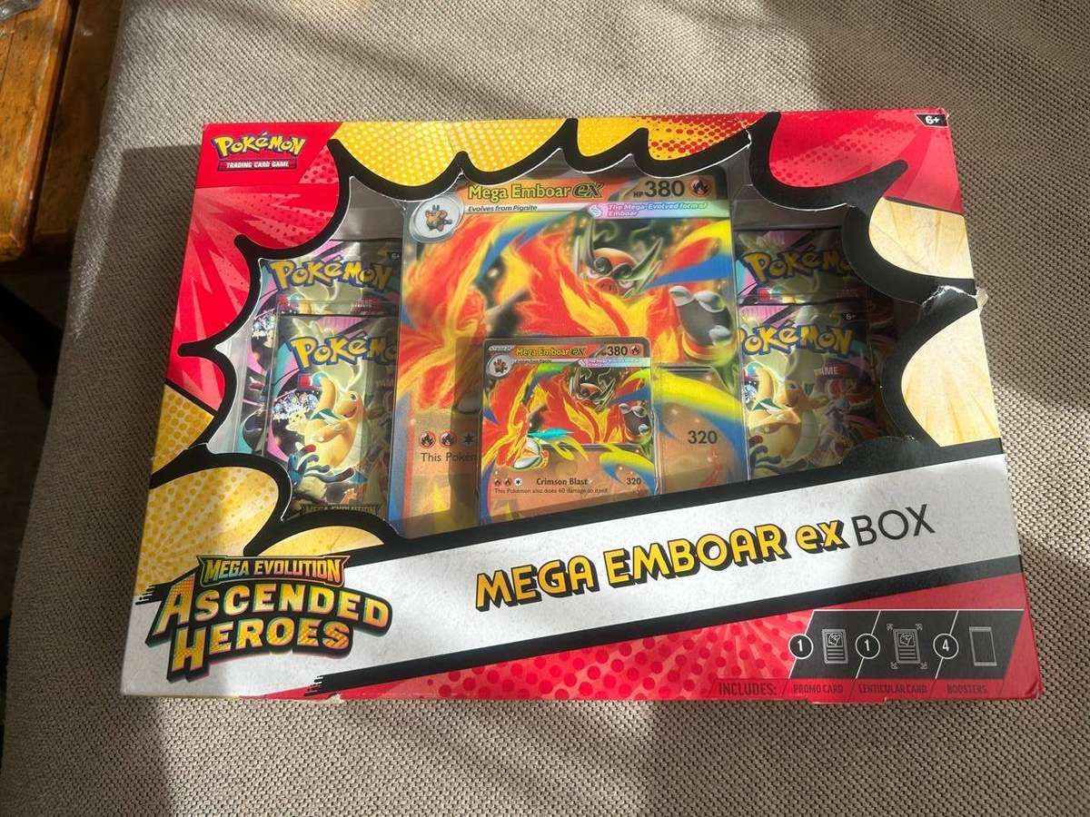 Pokemon: Mega Evolution-Ascended Heroes ex Box