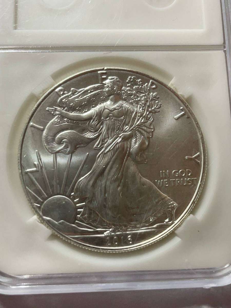 USA 1 OZ FINE SILVER - USA ONE DOLLAR