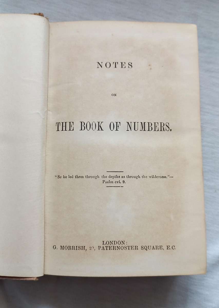 3 book Antique Religious Texts Collection (Pre-1900) by Charles Henry Mackintosh (C.H.M.)