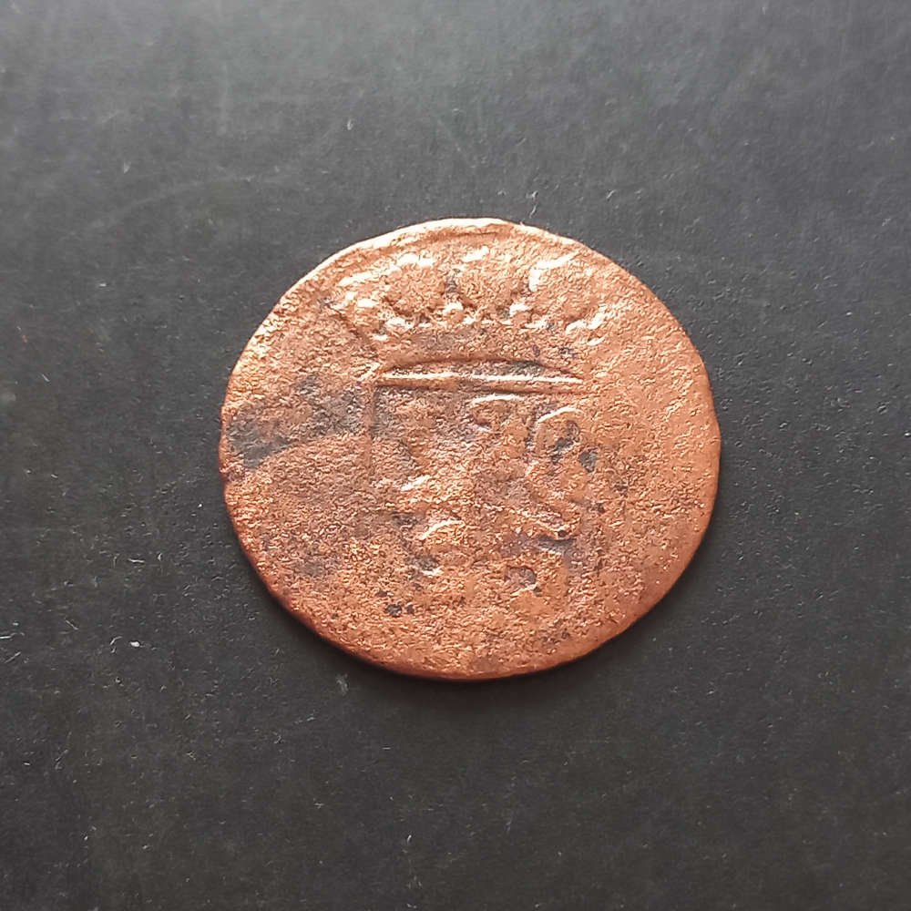 1700's VOC Duit. Worn
