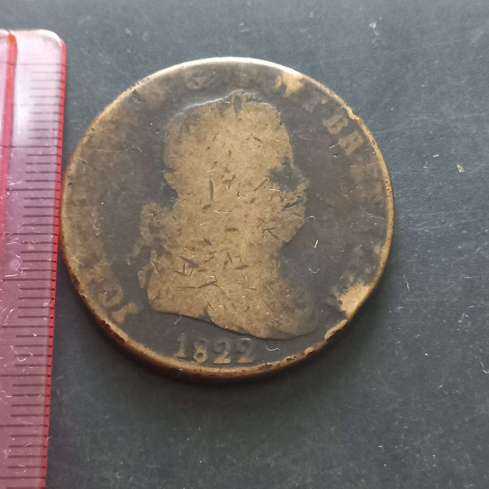 1822 Portugal 40 Reis. Large heavy coin