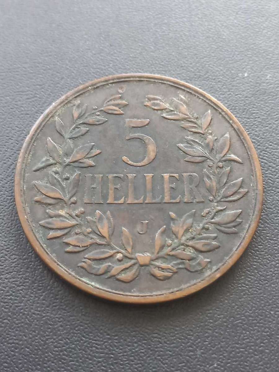 1908J German East Africa 5 Heller