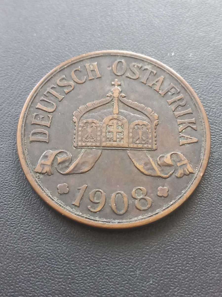 1908J German East Africa 5 Heller