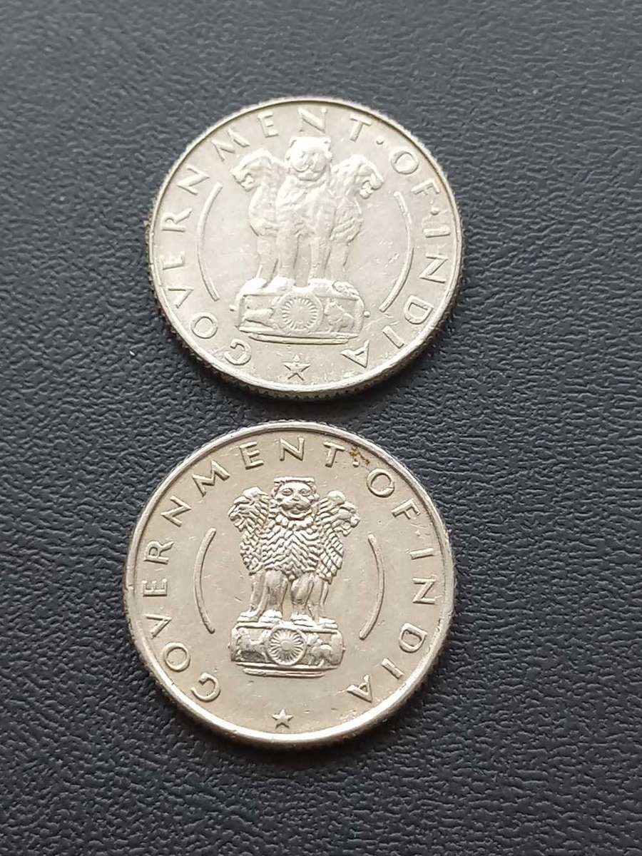 1954/55 India 1/4 rupie lot