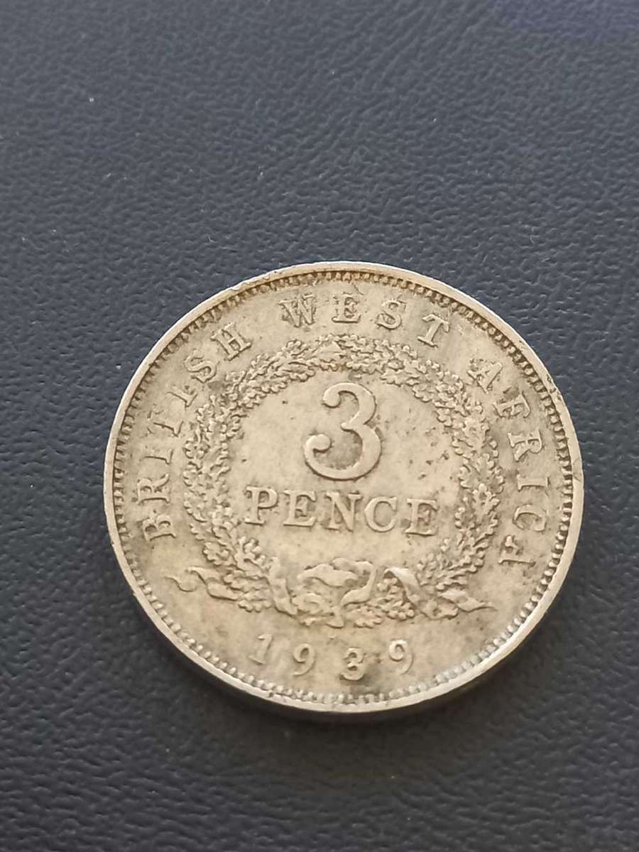 1939 British West Africa 3pence