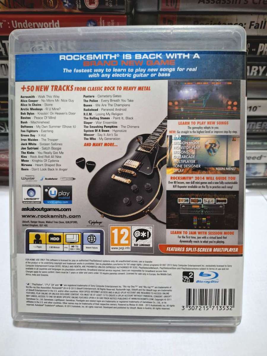 Rocksmith 2014 Edition (PS3)