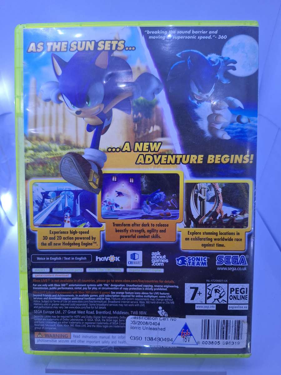Sonic Unleashed (XBOX 360)