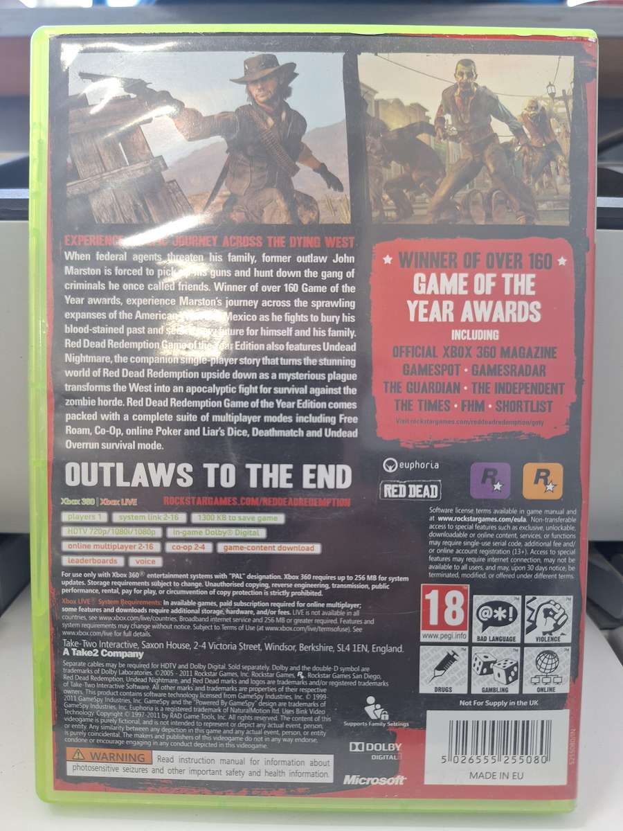 Red Dead Redemption: Game of the Year Edition (XBOX 360)