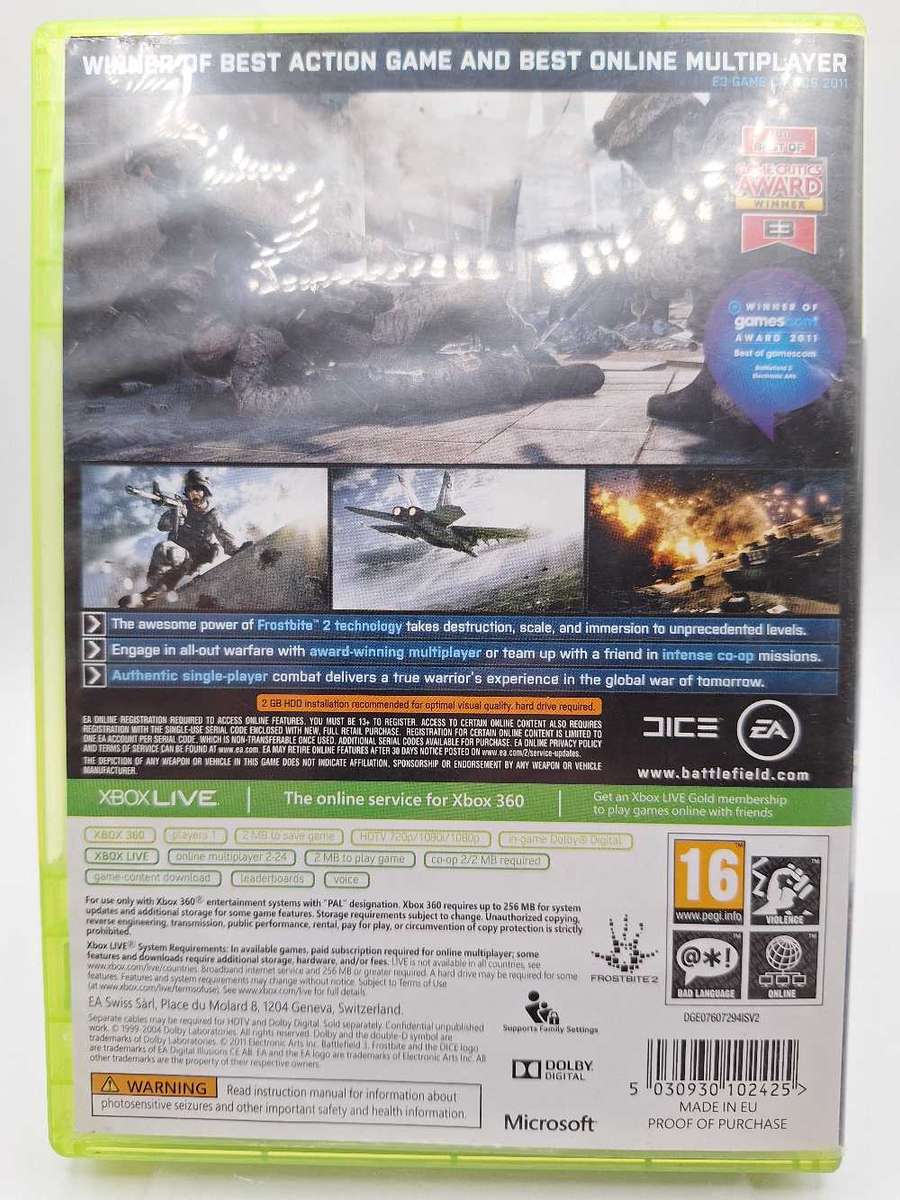 Battlefield 3 (XBOX 360)