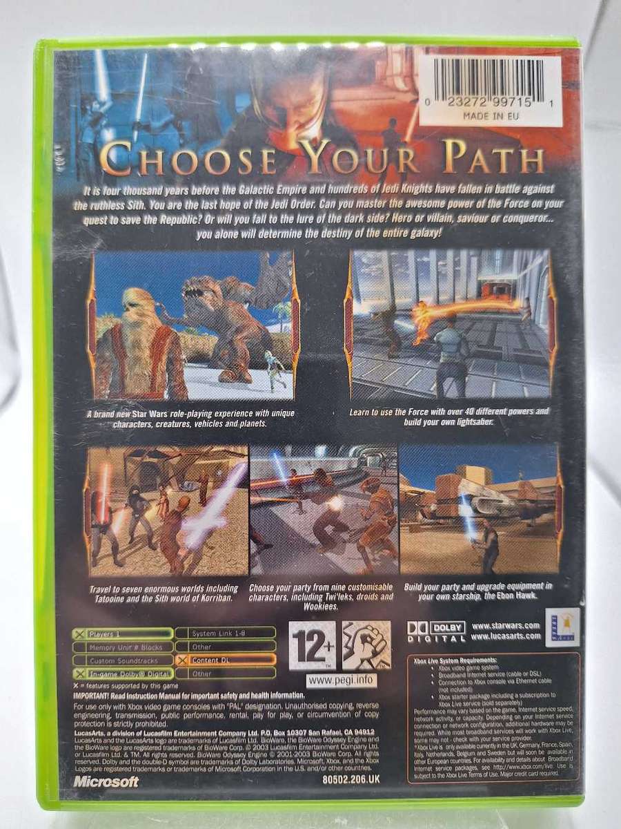 Star Wars: Knights of the Old Republic (XBOX OG)