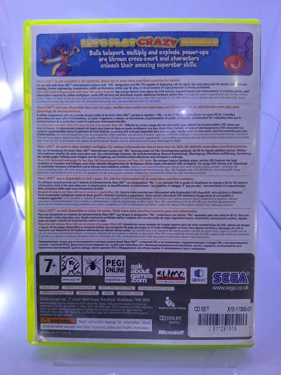 Sega Superstar Tennis (XBOX 360)