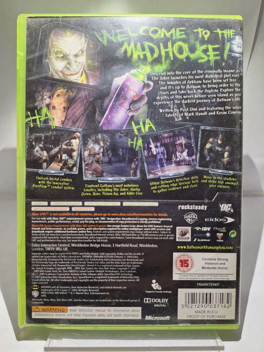 Batman: Arkham Asylum (XBOX 360)