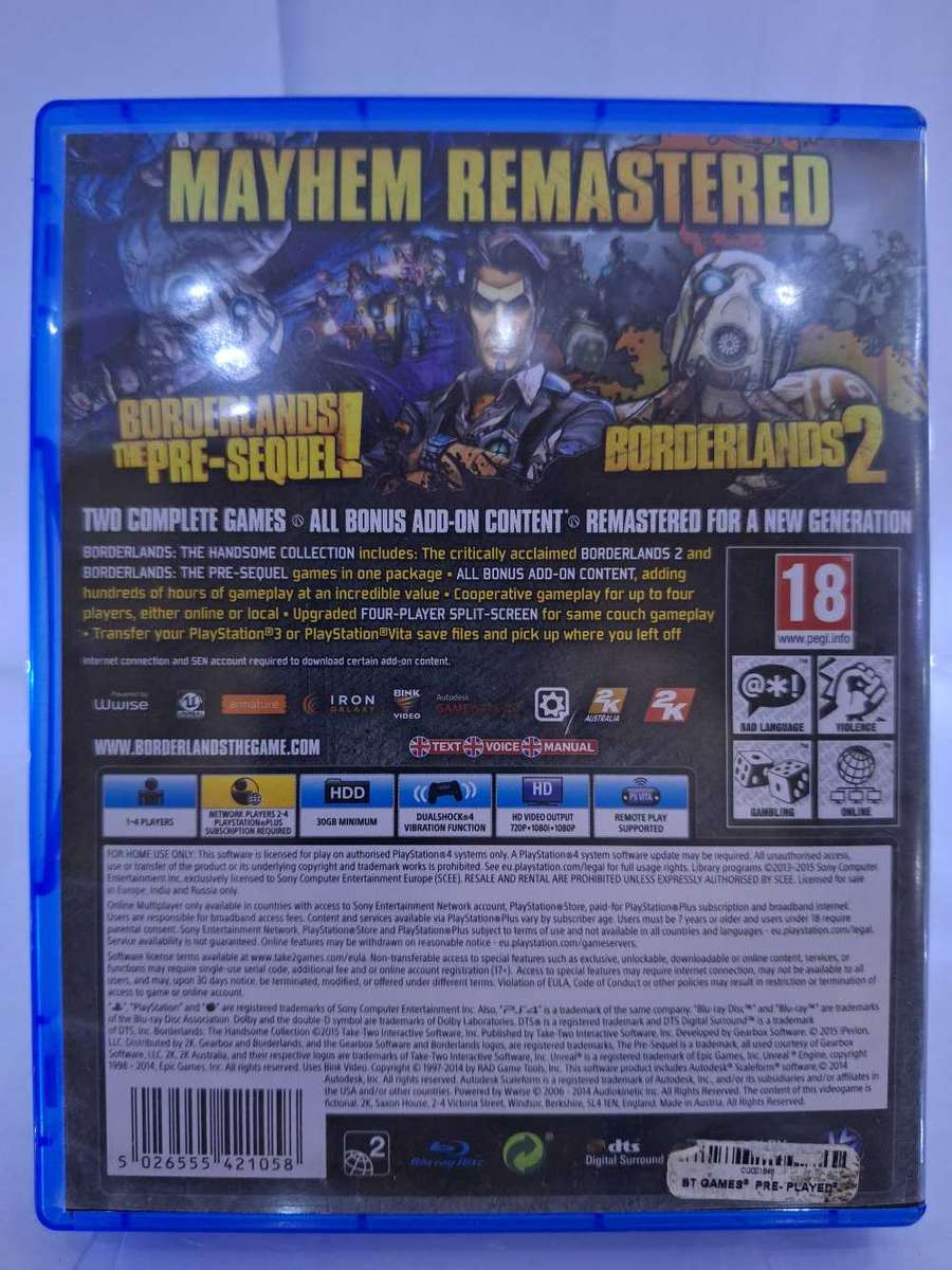 Borderlands: Handsome Collection (PS4)