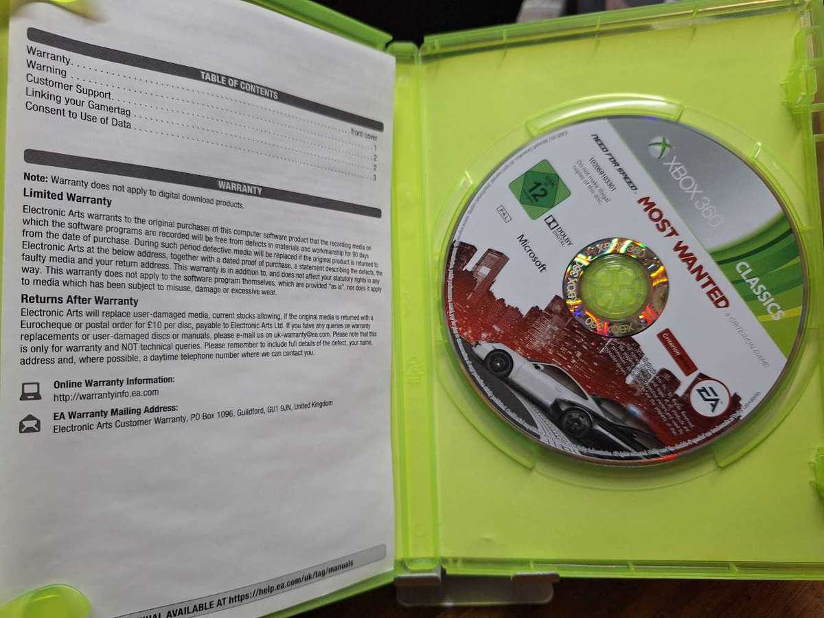 Need For Speed: Most Wanted - Classics (XBOX 360)