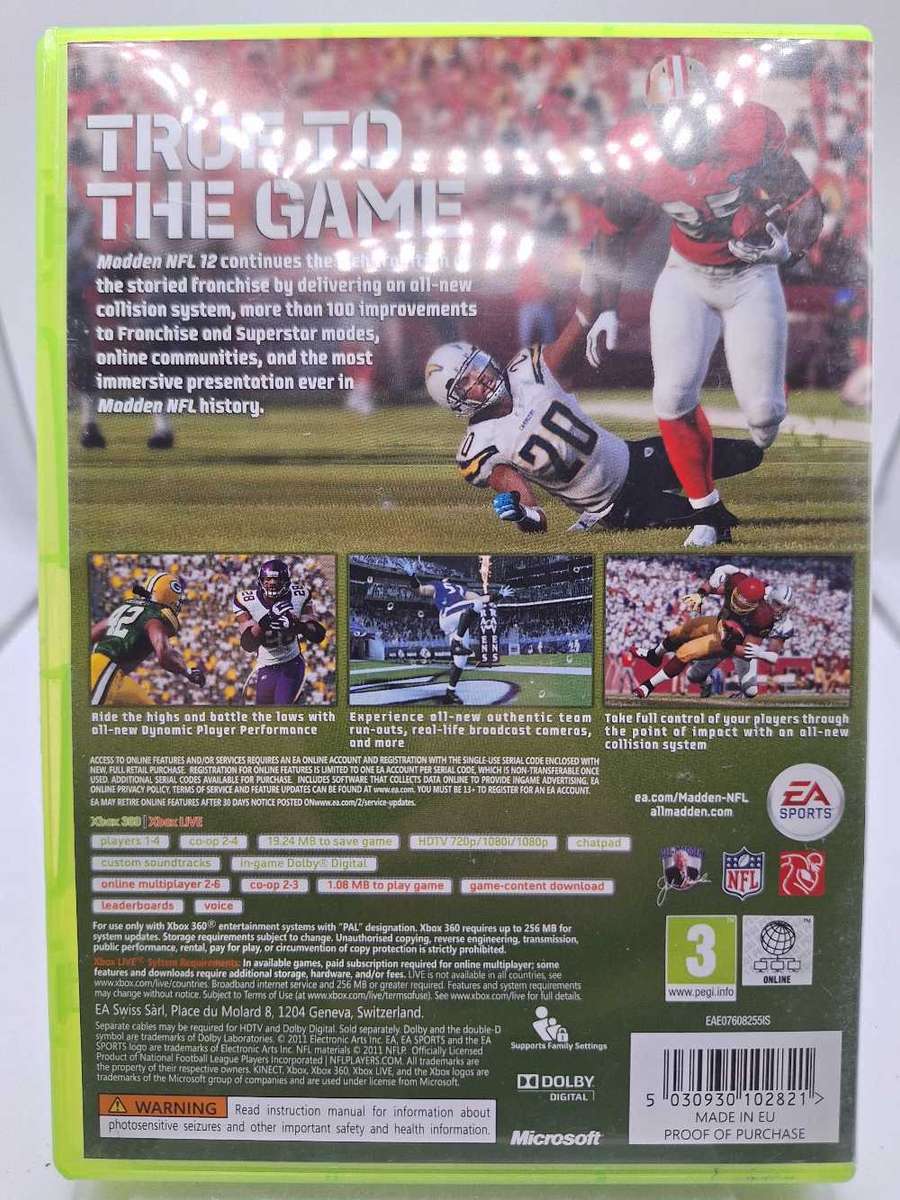 EA Sports: Madden NFL 12 (XBOX 360)