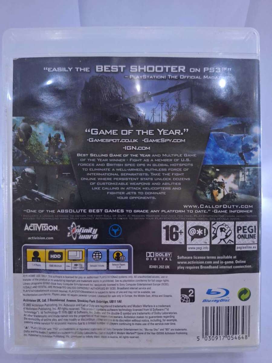 Call Of Duty 4: Modern Warfare (PS3)