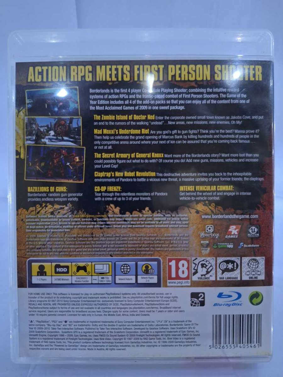 Borderlands: Game of the Year Edition (PS3)