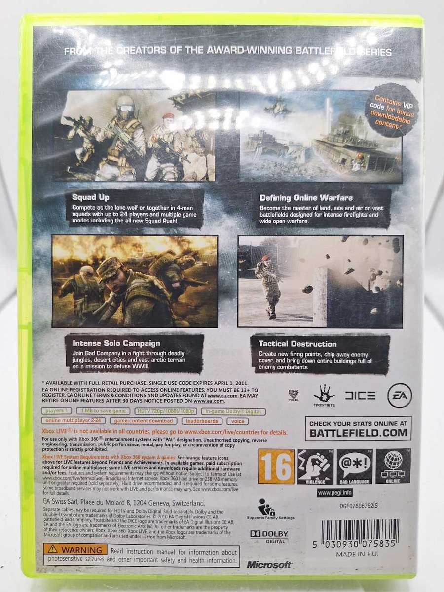 Battlefield: Bad Company 2 (XBOX 360)