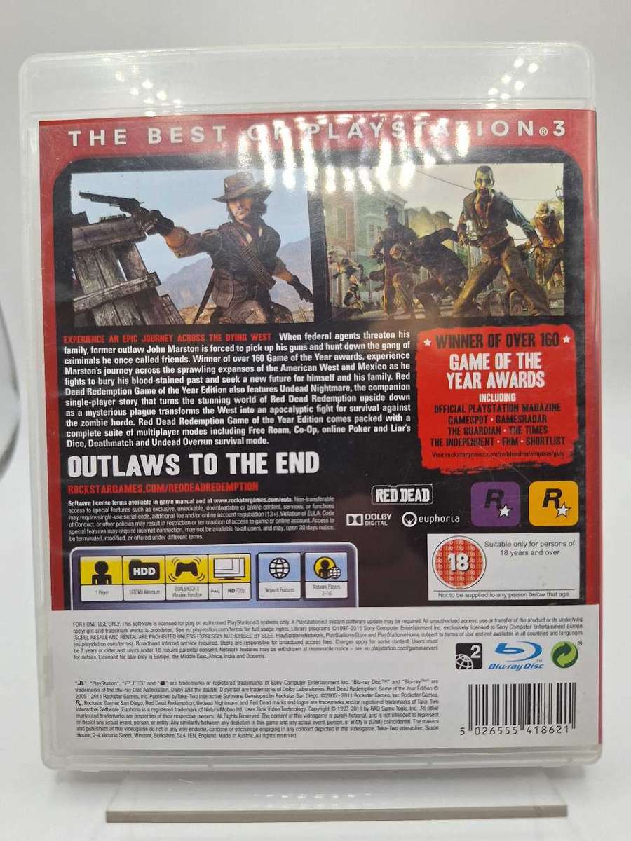 Red Dead Redemption: Game of the Year Edition - Essentials (PS3)