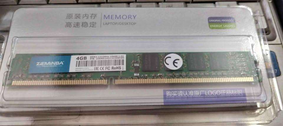 4GB DDR3 desktop PC RAM memory 1333MHz 10600 new