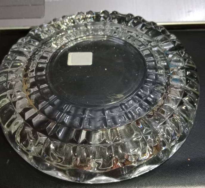 Luminarc heavy and shiny pressed glass bowl 13cm diameter