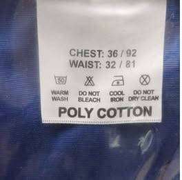 Continental 2 piece work-suit uniform 36/92 top + 32/81 pants