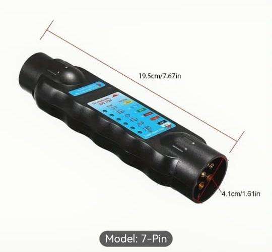 7 Pin Trailer & vehicle wiring tester and verifier 12 volt