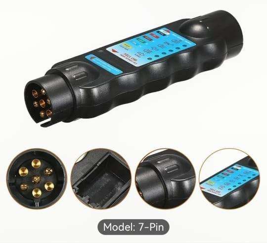 7 Pin Trailer & vehicle wiring tester and verifier 12 volt