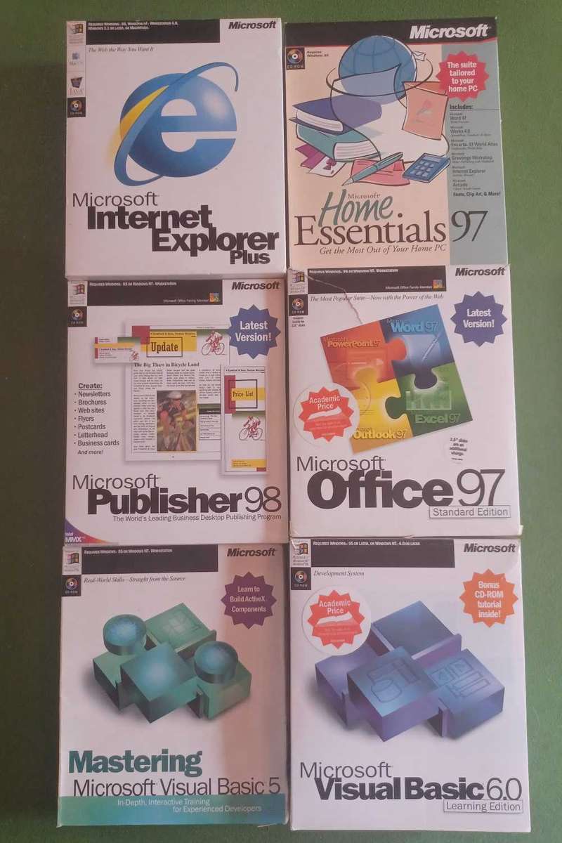 Vintage Big Box Software Bundle