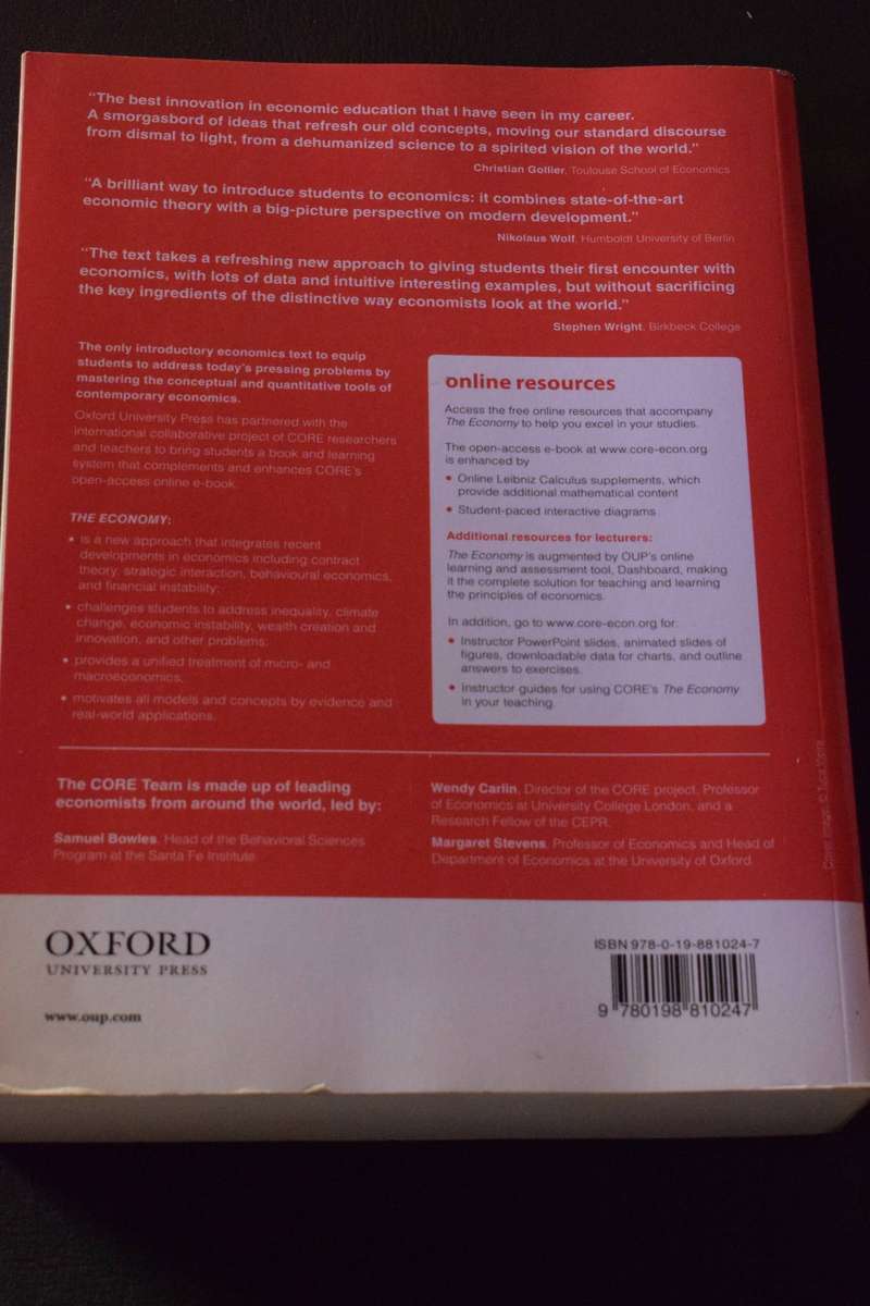 The Economy: Economics for a Changing World