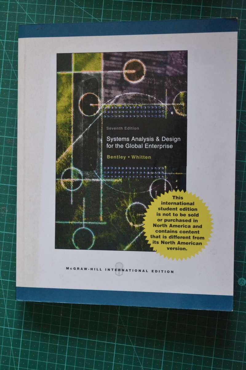 Systems Analysis & Design for the Global Enterprise (7th Edition)